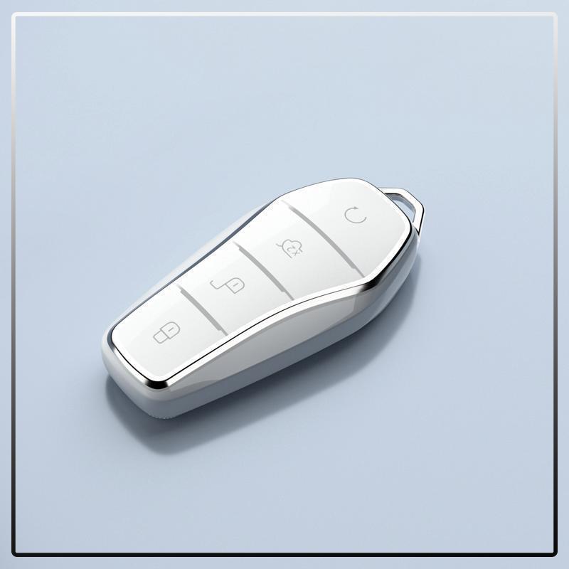 Чехол для ключа автомобиля BYD Yuan PLUS 2025 года с высококачественной защитной цепочкой для мужчин и женщин