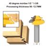 Фрезерный станок под углом 45 градусов, деревообрабатывающий шип, фреза, аксессуар для инструмента