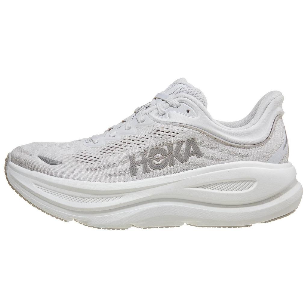 HOKA Bondi 9 Stardust Silver Women Sneakers Grey 1162012-SDSTS