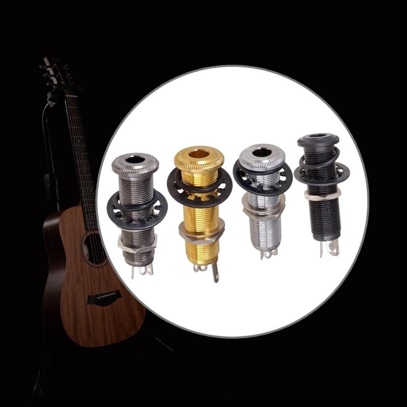Input Output Jacks Guitar Accessory Stereos Barrels Jacks Socket with 3 Pin