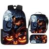 Spider-Man Backpack Set for Kids Toddler Halloween Backpack 3 Piece School Bag Street Style