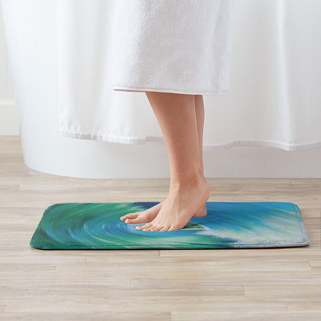 Wave Tunnel to Paradise Anti-slip Doormat Floor Mat Water oil proof Carpet Rug for Kitchen Entrance Home Bathroom Footpad Mats