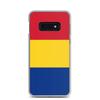 Coque Téléphone - Samsung - Galaxy S10e - Drapeau Roumanie - Souple - Multicolore