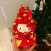 Hello Kitty Plush Doll Outfit Set Handmade Crochet Fortune Tree Accessory New Gift