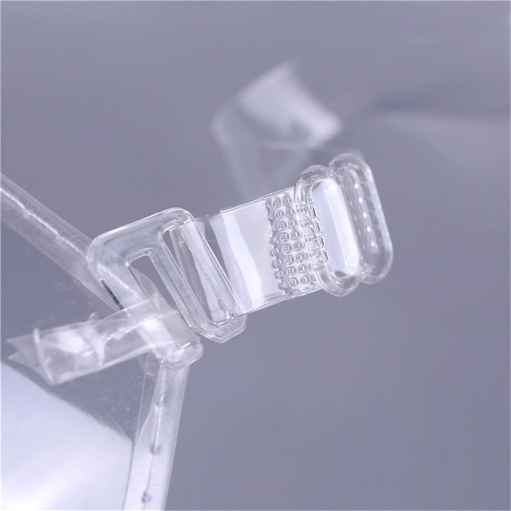 Transparent Clear Bra  Strap Plastic Bra Disposable Underwear Bra