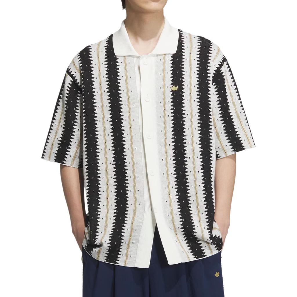 Adidas Оригинальная курортная вязаная футболка Мужские топы KE5833