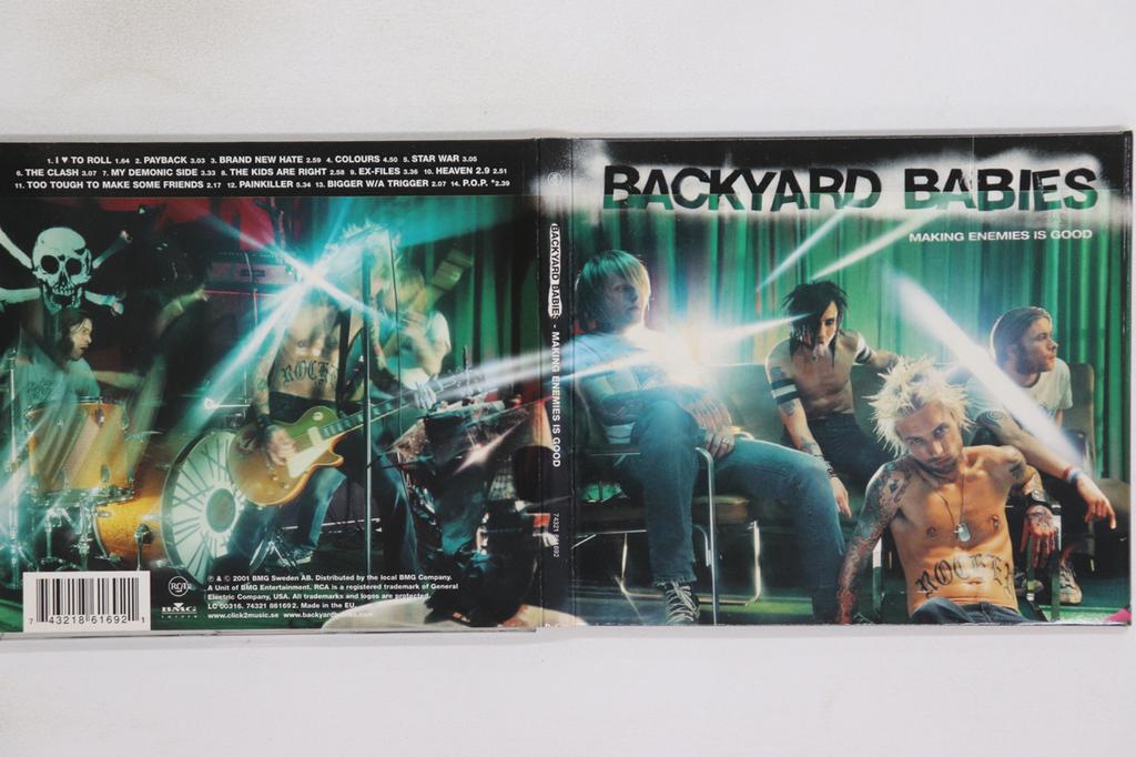 CD BACKYARD BABIES Making Enemies Is Good 74321861692 RCA 2001 Европа Рок Б/у