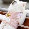 Angel Wing Vest Cat Dog Harness Necklace Leash Collar Pet Items Accessories Kawaii Harness For Dogs Cats Personalized Supplies