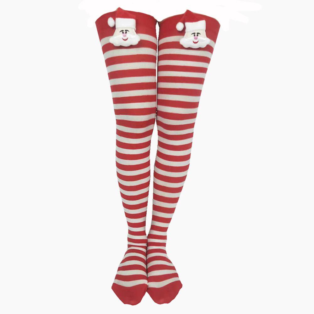 Bow Party Accessories Long tube Stockings Knee socks Christmas