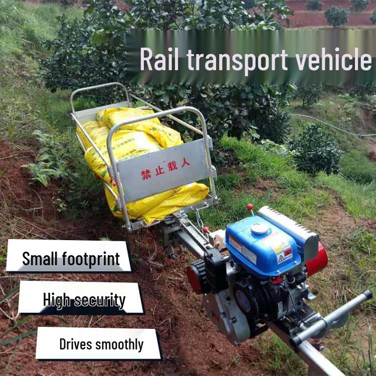 Steep Slope Orchard Monorail Transporter for Citrus and Peach Transfer