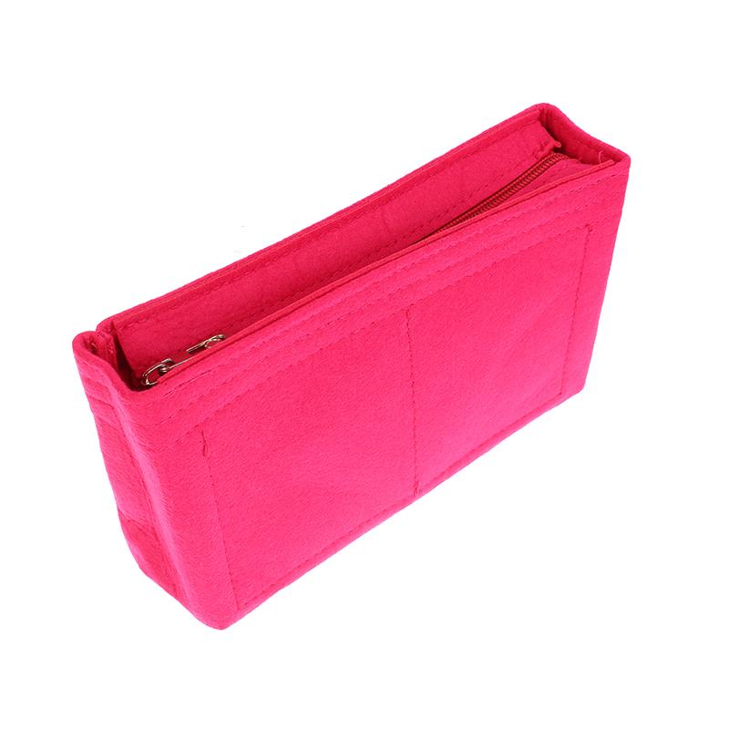 Войлочная вставная сумка подходит для косметичек, сумка-вкладыш для дамской сумочки, войлочная тканевая косметичка, переносная вставная сумка-органайзер для путешествий