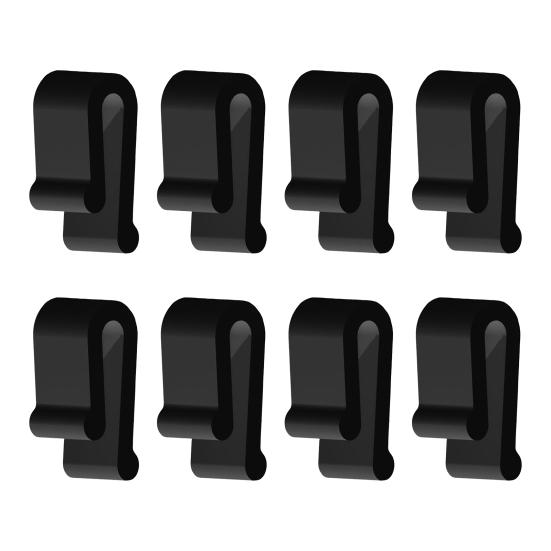 4/6/8/12Pcs Dutch Oven Lid Protector Clips Silicone Cutlery Protection Clip Stackable Easy to Clean Cookware Bumpers for Pots U-Shaped Design