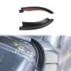 Top Roof Rain Gutter Extensions Rainwater Diversion Channel for Jeep Wrangler JL JLU Gladiator JT 2018-2023 Car