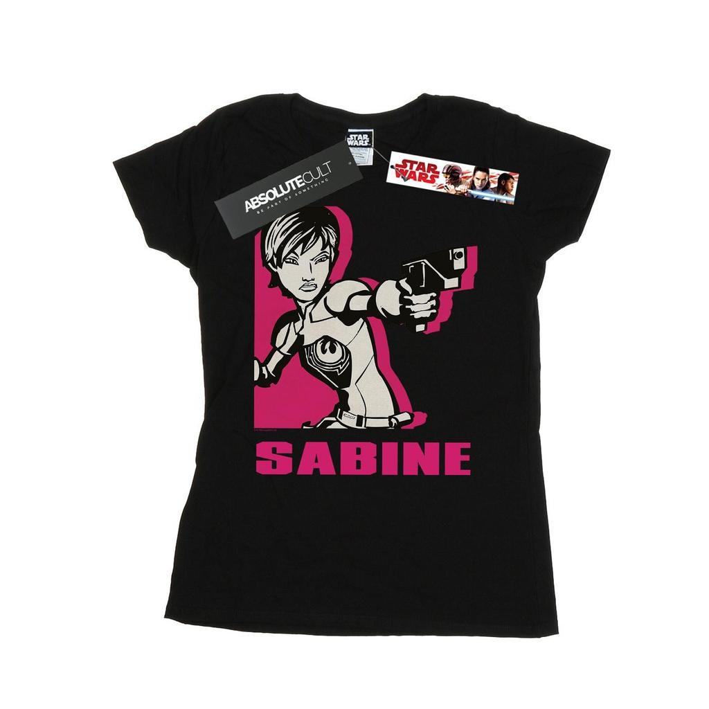 Star Wars Womens/Ladies Rebels Sabine Cotton T-Shirt