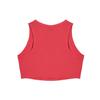 Nike Sportswear Essentials Solid Ribbed Crop Tank Top Women Tops Light-Melting-Red FB8280-648