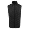 Men Heated Vest Smart Heated Vest Coat for Men with Built-in Carbon Fiber Wire Stand Collar Design Thermal Warmth Technology