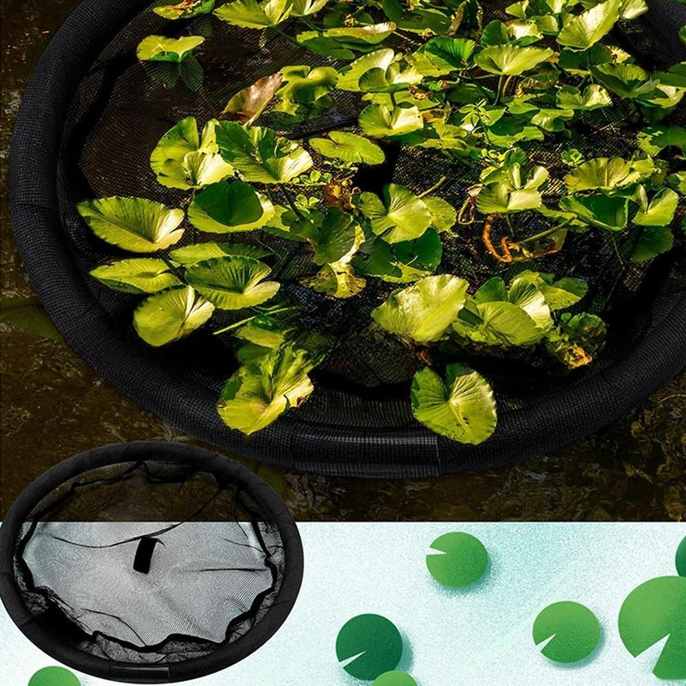 Pond Plant Mesh Protector Sunscreen Porous Breathable Plant Protection Net Circular Floating Plant Breathable Floating Island