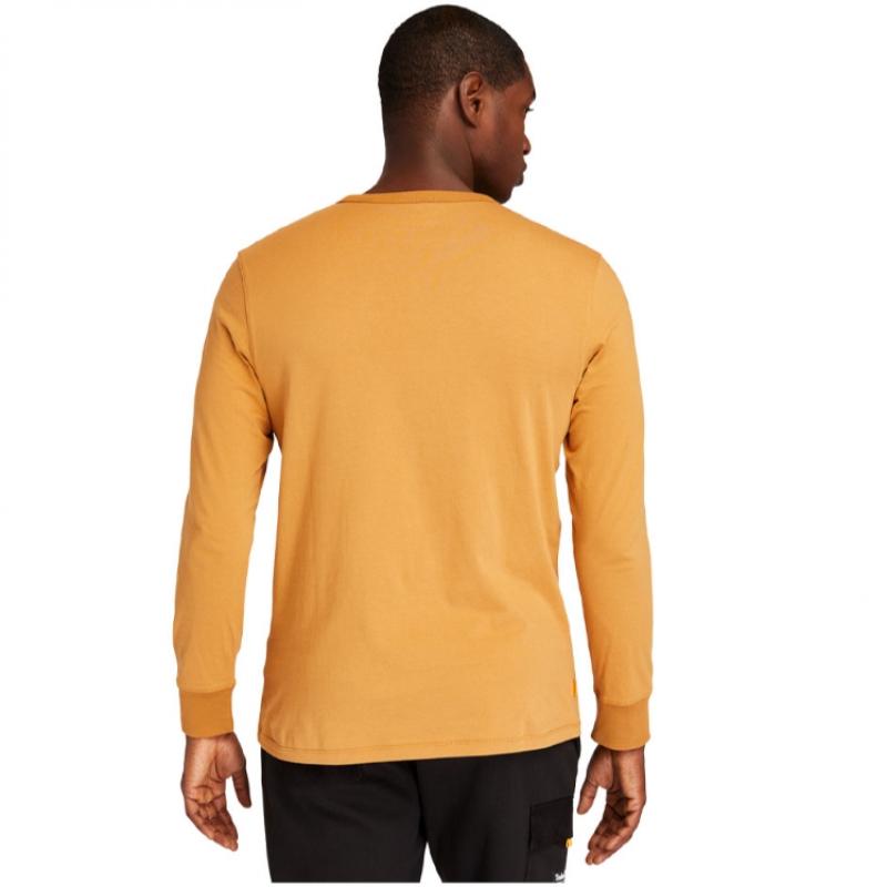 Timberland Мужская футболка с логотипом Play коричневого цвета Tb0a2awkz421