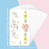 Wrist Arm Face Leg Face Temporary Tattoo Rabbit Carrot Eggs Flower Freckle Tattoo  Easter Day