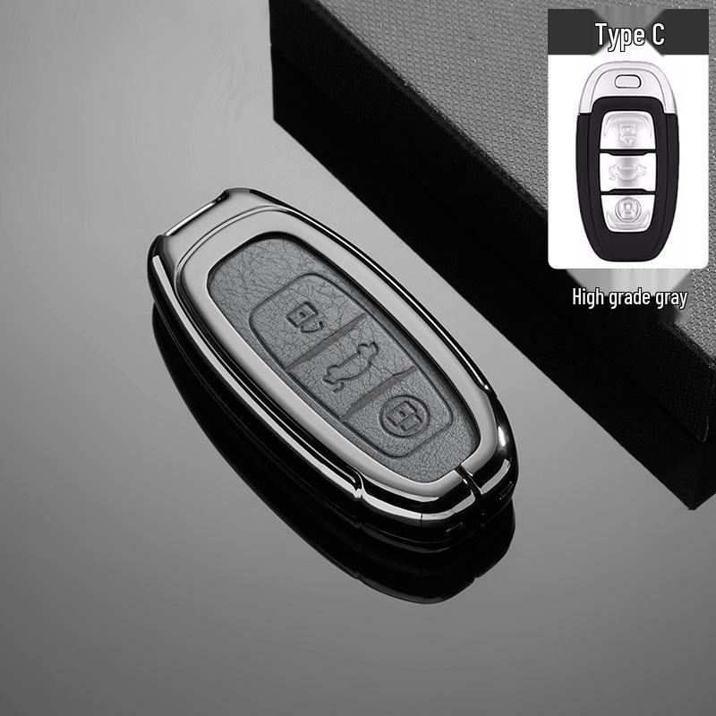 Чехол для ключа FAW Hongqi H7 Ehs3 Eqm5: Премиальный металлический корпус Автоаксессуар для мужчин и женщин
