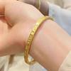 Inherit The Ancient Law Gold Bracelet Sand Gold Bracelet Female Fashion Opening Bracelet Bracelet