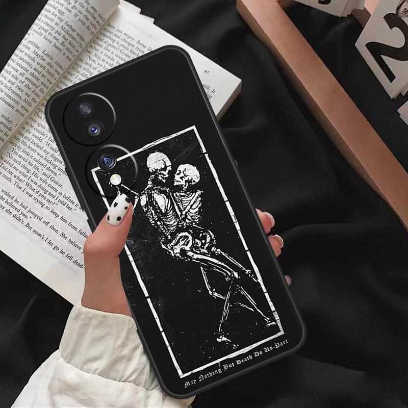 Психоделический скелет Для Honor Magic 8 Pro 6 5 7 Lite Чехол Для Honor 200 400 50 70 90 X8b X9a X9b X9c X9d Win RT