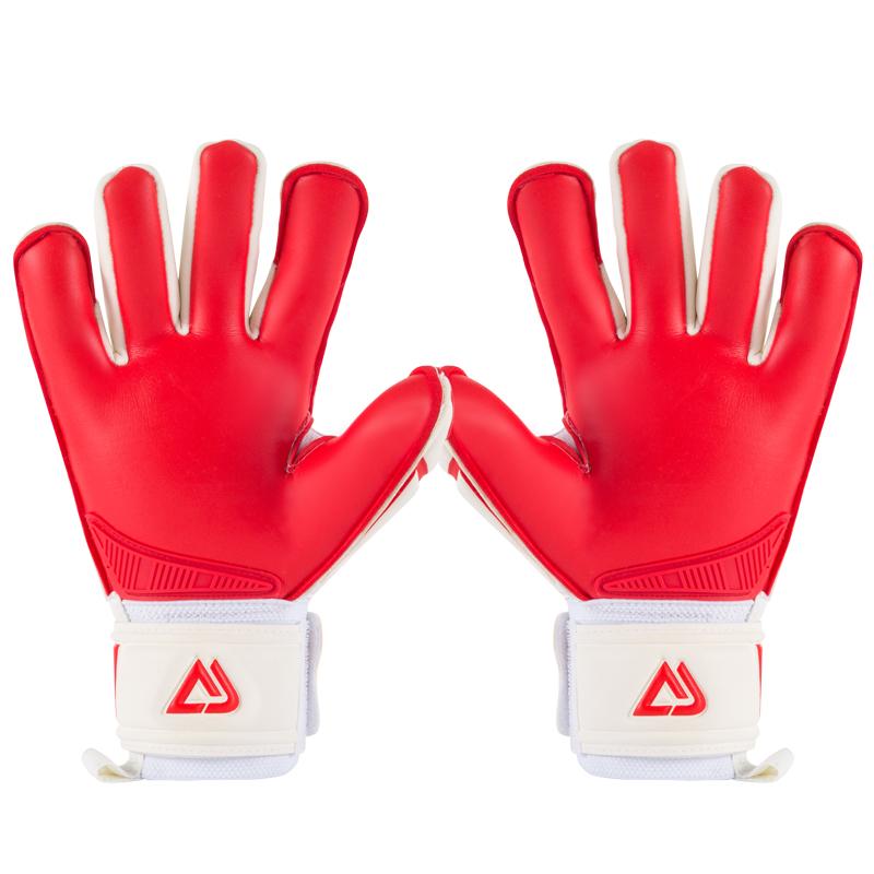 4 мм утолщенные контактные латексные вратарские перчатки Футбольные вратарские перчатки 5 пальцев Защита для защиты Съемный износостойкий Нескользящий