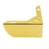 Corner furniture leg, gold chrome, height 5.5 cm