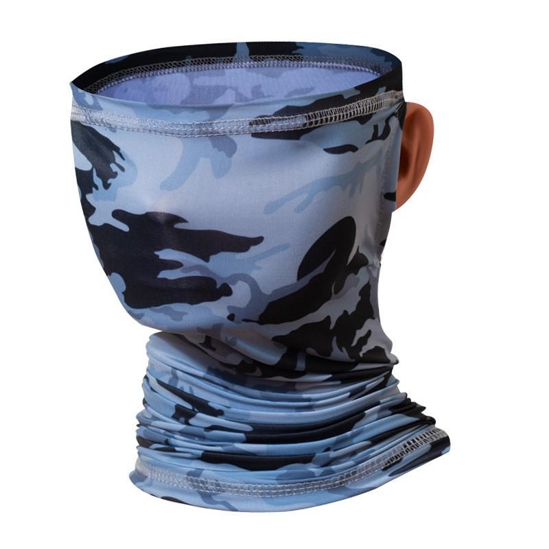 Ice Silk Multifunctional Neck Gaiter Men Women Sun Protection Outdoor Sports Cycling Hiking Fishing