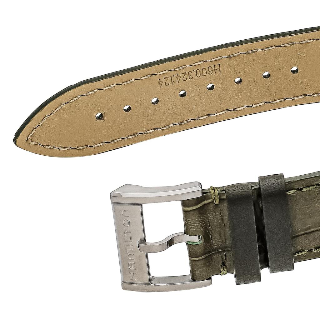 Jazzmaster GENT Коричневый циферблат Нержавеющая сталь Сапфировое стекло Кварцевые 40MM Швейцарские часы бренда H32451801 Серые [Hamilton] Мужские [Товар]