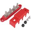 For Boat Truck RV Caravan Car Power Distribution Block 4 Ways 5/16" 3/8" Studs 48V 250A DC M8 M10 Stud Bus Bar Electro Junction