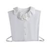 New Detachable Collar+Fake Cuff+ Shawl Set Womens Faux Cols Shirt Collar Korean Style Doll Sweater False Collars Accessory
