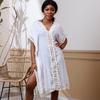 Seaside Vacation Tassel Lace Bikini Cover-Up Dress for Women