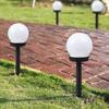 Outdoor Waterproof Solar Round Bulb Lawn Lamp - Decorative Lighting for Courtyard and Garden