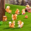 Moss Micro-landscapeCute Little Squirrel FigurinesGarden Landscaping Decorations Accessories, Mini Ornaments