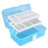 Portable Nail Art Storage Box With Handle Buckle Art Supply Organizer  For Makeup Nail Decoration