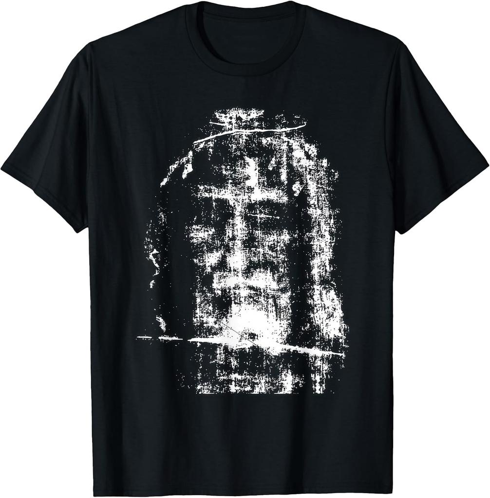 Shroud of Turin Jesus Face Graphic Tee - Faith-Inspired Apparel