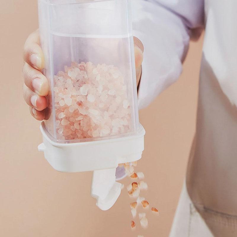 1 шт., контейнер для дозатора специй, пластиковая банка для приправ, для соли