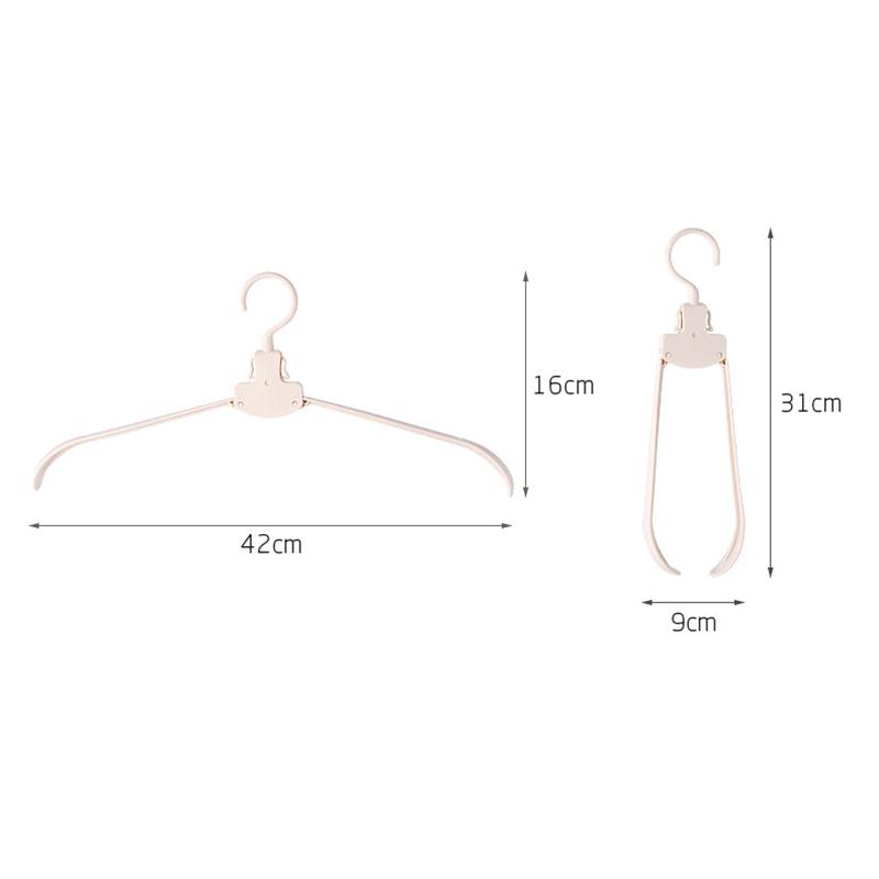 10/5/1Pcs Portable Folding Clothes Hangers Travel Accessories Foldable Clothes Drying Rack For Travel Business Trip Pants