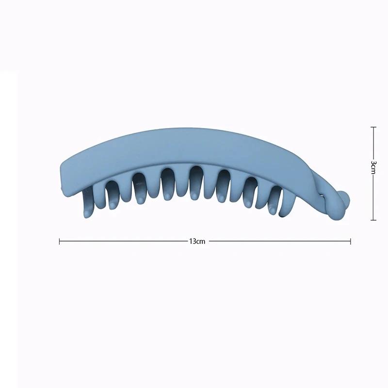 Banana Hair Claw Clips Clamp Barrettes Big Women Hairgrips Hairpin Girls Ponytail Hair Accessories Leopard Headwear