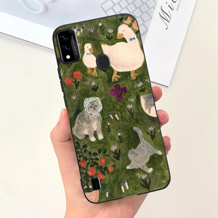 Для ZTE Blade A51 Чехол BladeA71 Милый Модный Мультяшный Чехол Мягкий Силиконовый Чехол для Телефона Для ZTE Blade A71 A7030 BladeA51 Funda Coque