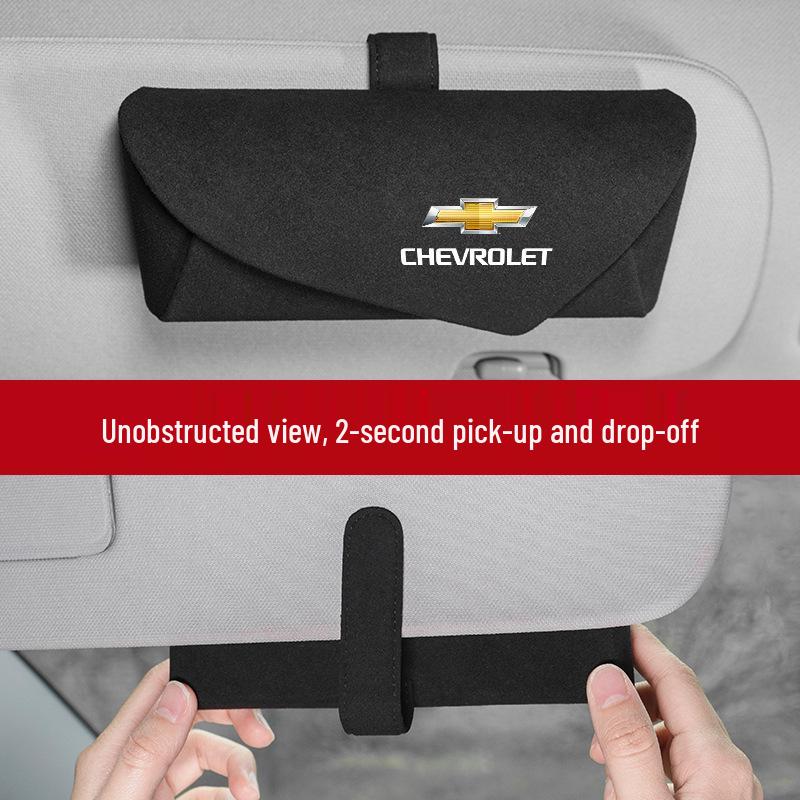 Чехол для очков автомобиля Chevrolet: Солнцезащитный козырек для Cruze Malibu XL с многофункциональным хранилищем и зажимом для солнцезащитных очков