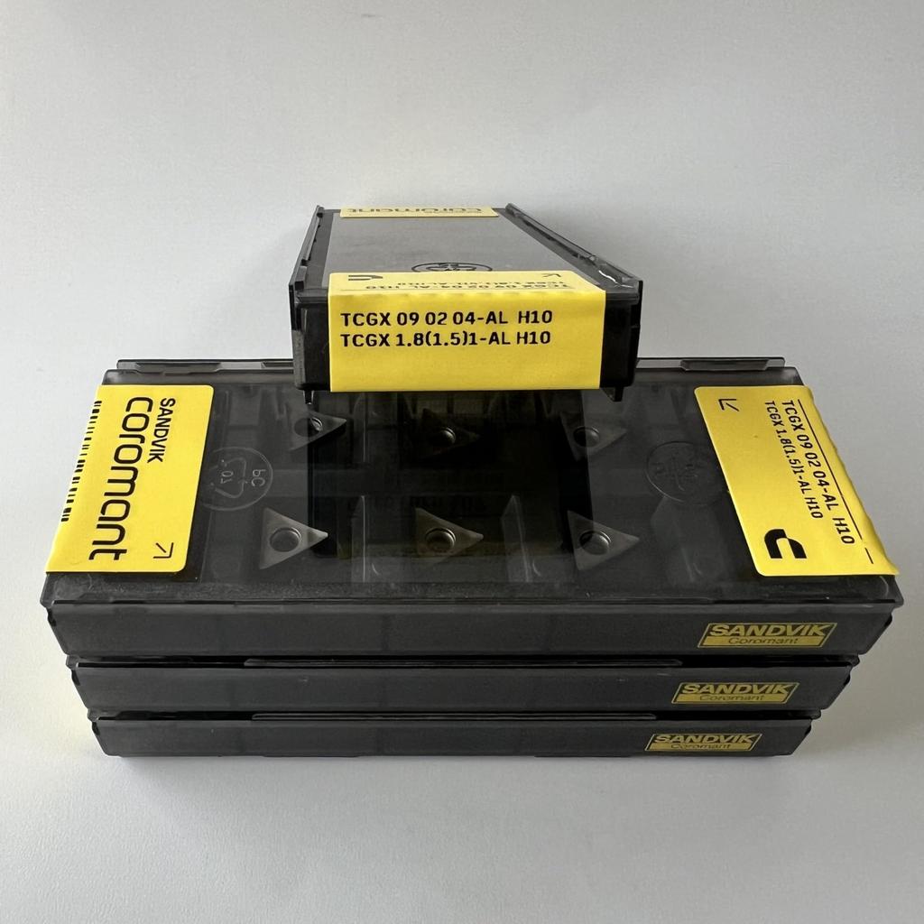 SANDVIK / TCGX090204-AL H10 / Original Swedish hard alloy blade 10 Pcs