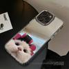 Mobile Phone Cases for iPhone 11 13 XR 15 Pro Max 12 14 Pro Max Case iPhone 16 XS Max Mirror Protective Case Mirror Exquisite Cartoon Waterproof