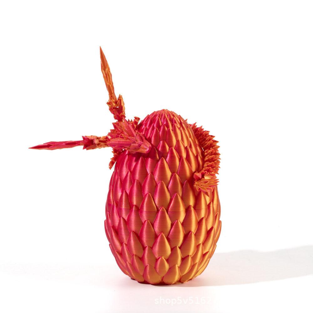 1set 3D Printed Dragon Egg Set Home Decoration Children's Toys Fish Tank Decoration Decorative Crafts for Home