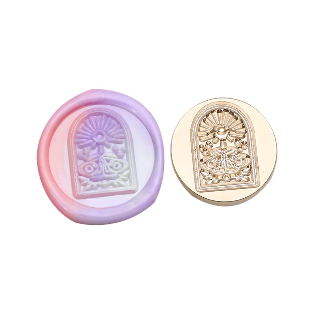 Классический винтажный конверт с медной головкой и восковой головкой для свадебной открытки