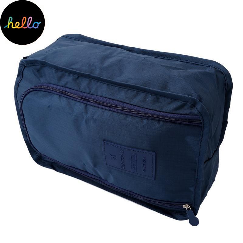 Дорожная сумка для хранения, легкая сумка на молнии, водонепроницаемый органайзер для обуви для стирки, коробка