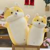 Cute Long Corgi Plush Toy Throw Pillow Peach Butt Soft Cute Girl Bedmate Doll Gift