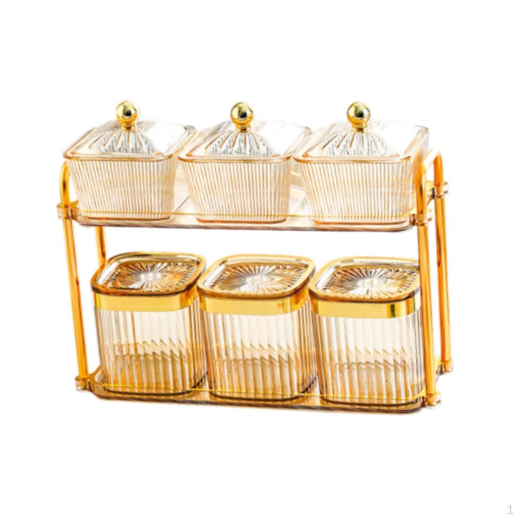 Декоративный поднос для орехов, герметичные банки для хранения, элегантная разделенная закуска, блюдо для сухофруктов