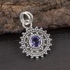 Iolite Jewelry, Handmade Gemstone Pendant, 925 Solid Sterling Silver Pendant Antique Jewelry, For Engagement Gift